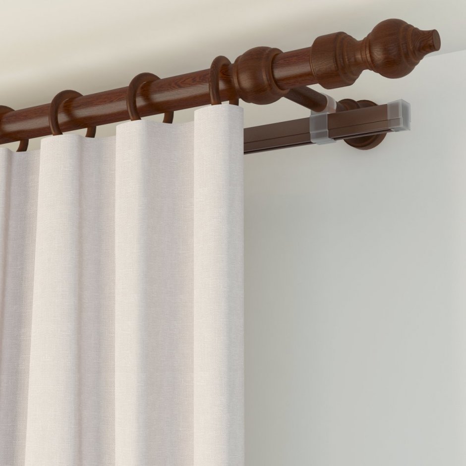 ТОМДОМ шторы Берни капучино