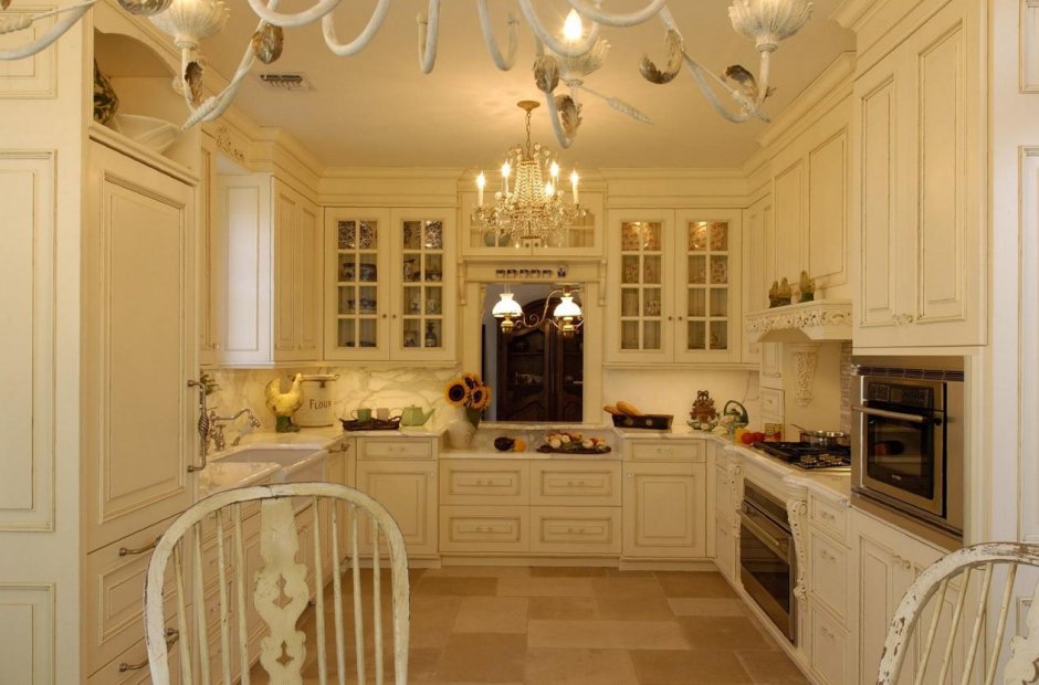 П образные классические кухни
