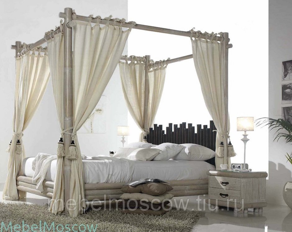 Мебель спальни бамбуковом стиле