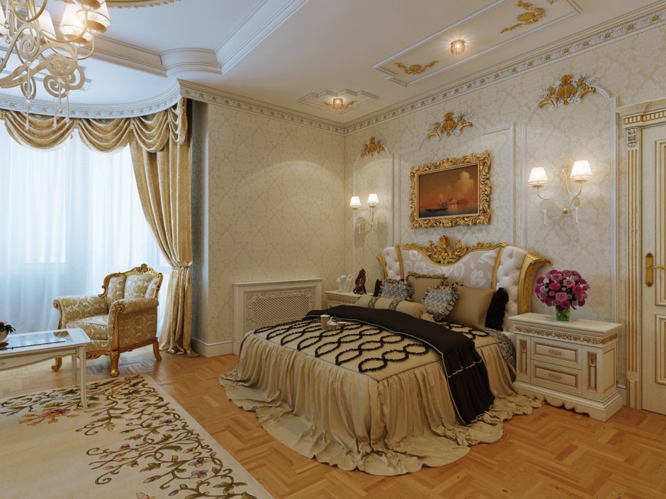 Золотая спальня зимнего