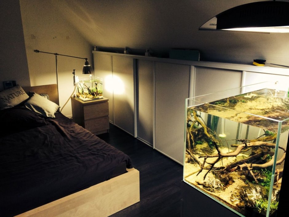 Кровать аквариум