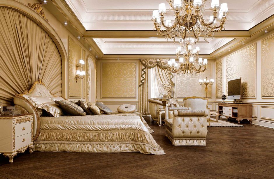 Спальня в итальянском средиземноморском стиле