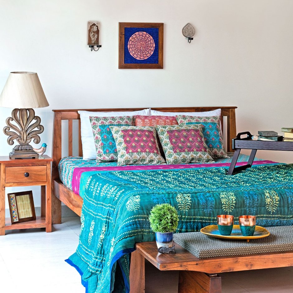 Спальня в индийском стиле (35 фото)