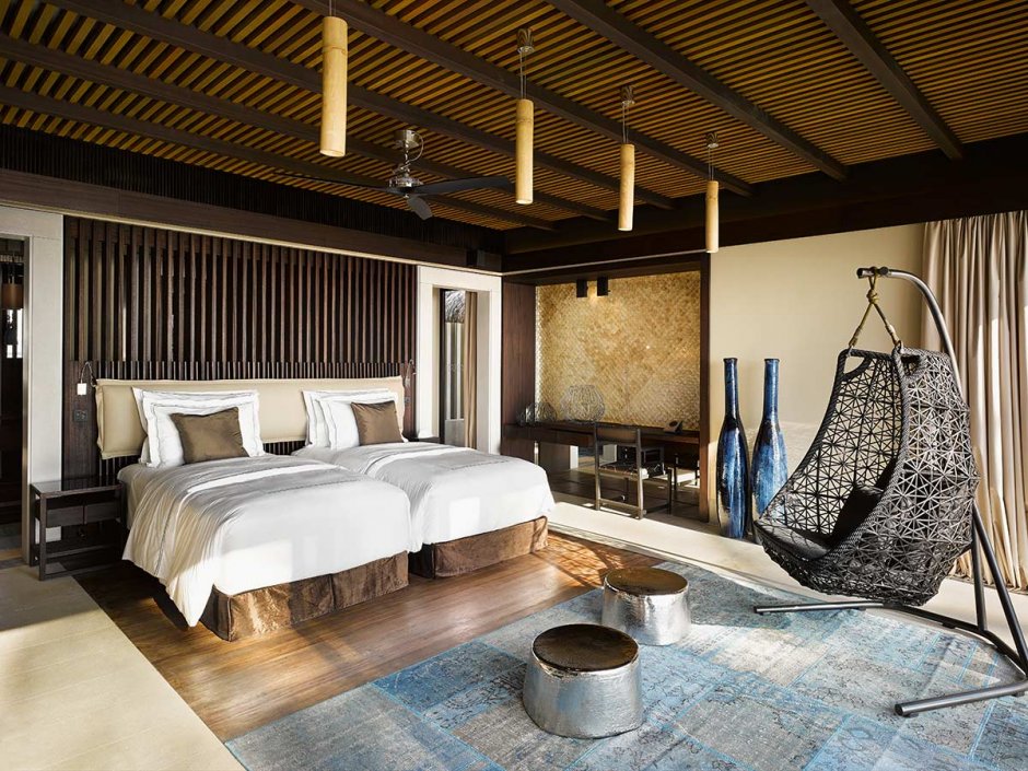 Спальня в мальдивском стиле