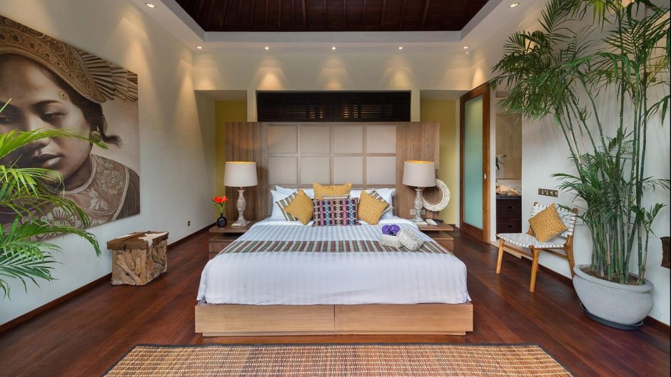 Спальни на виллах Бали