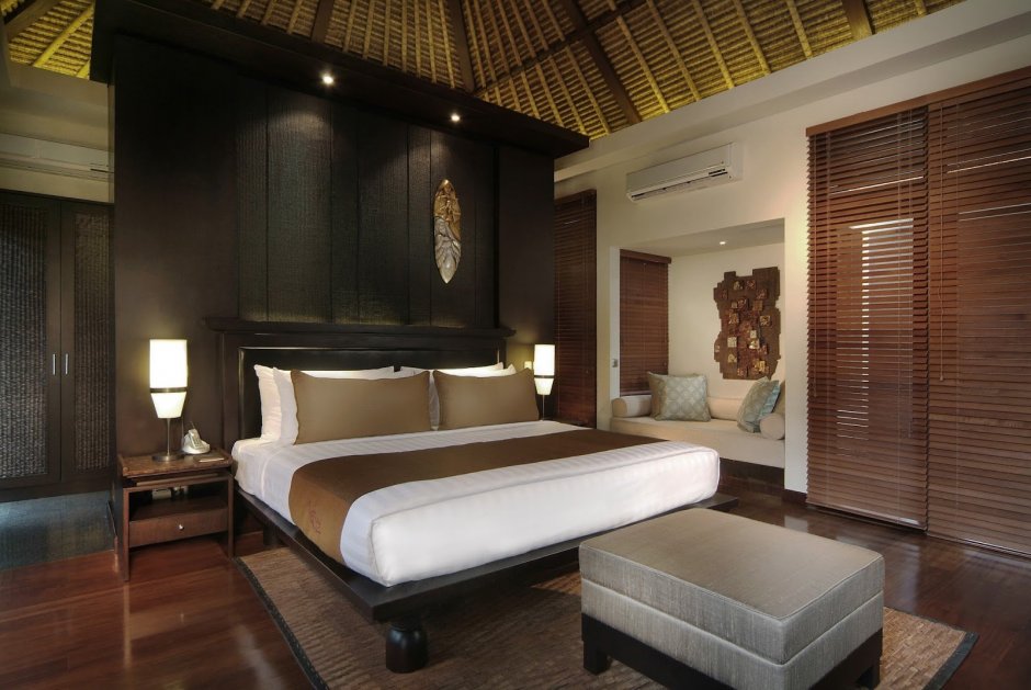 Спальня в индонезийском стиле