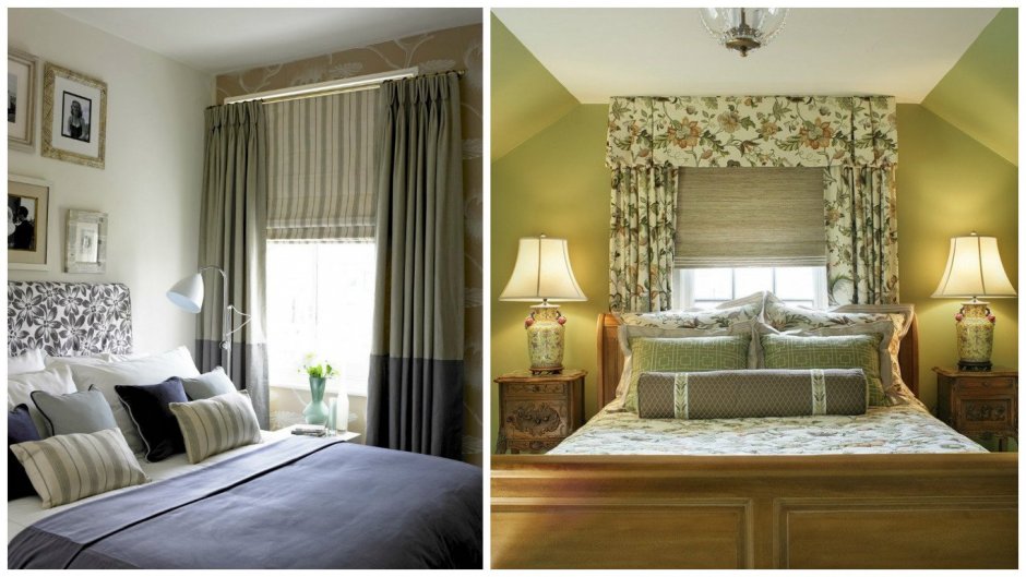 Шторы в маленькую спальню