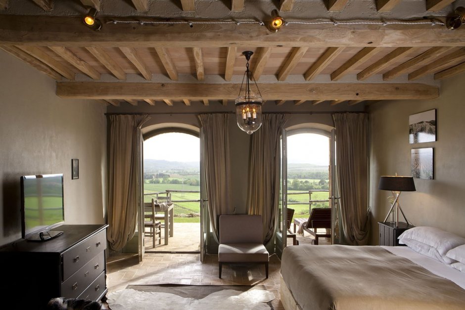 Спальня в Тосканском стиле (34 фото)