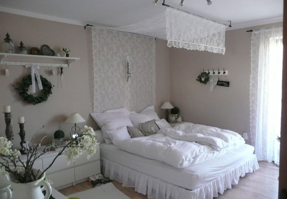 Белая спальня ikea