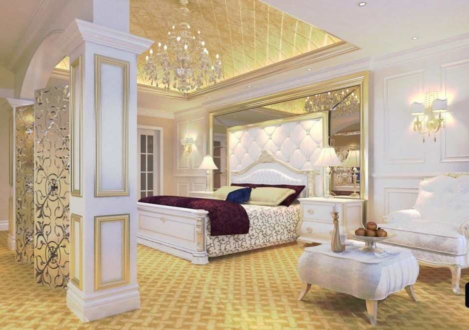 Красивые богатые комнаты