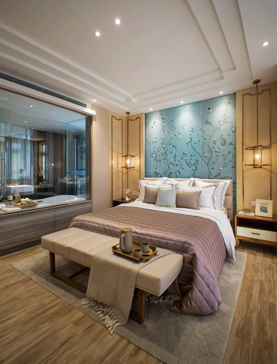 Спальня в отельном стиле