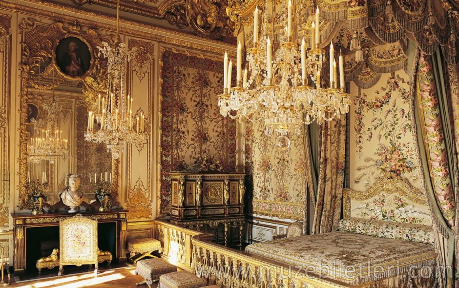 Спальня Людовика 14 в Версале