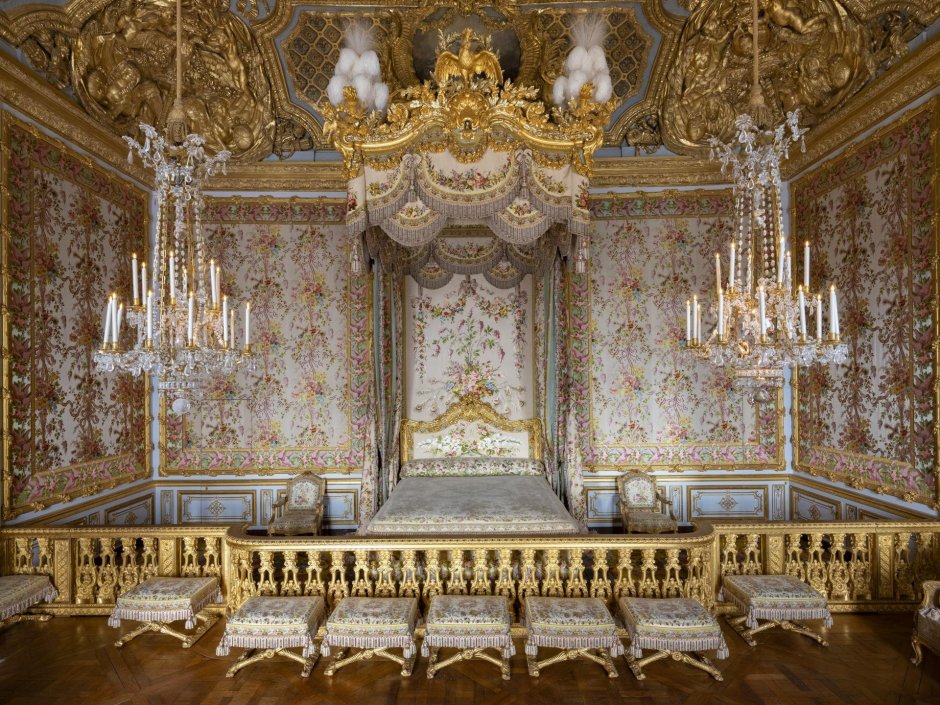 Версальский дворец спальня королевы (32 фото)