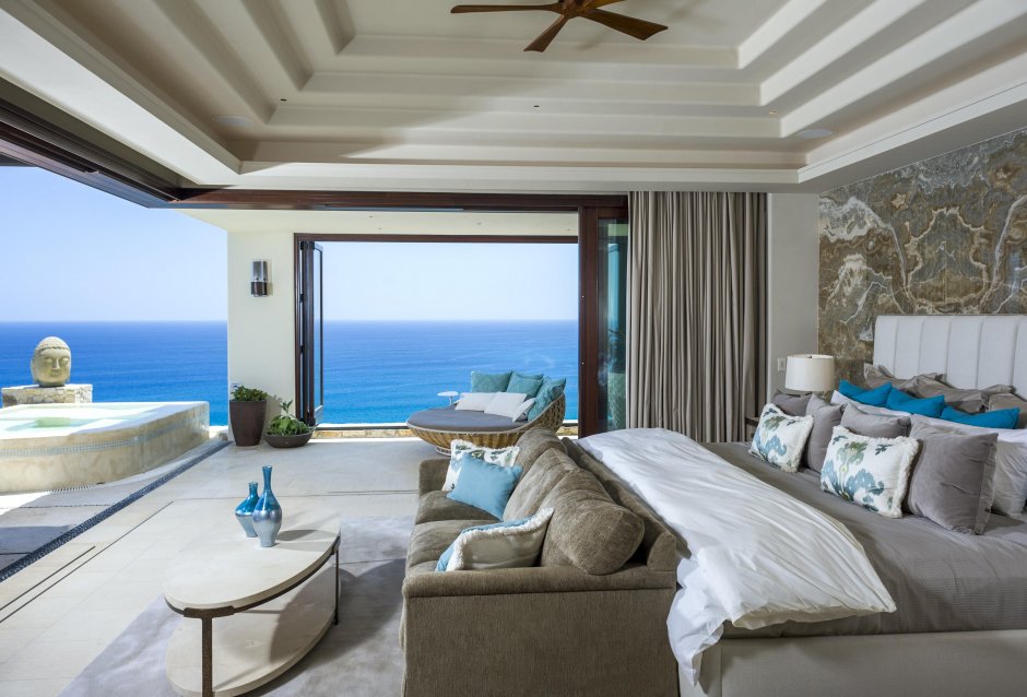 Красивые комнаты с видом на океан