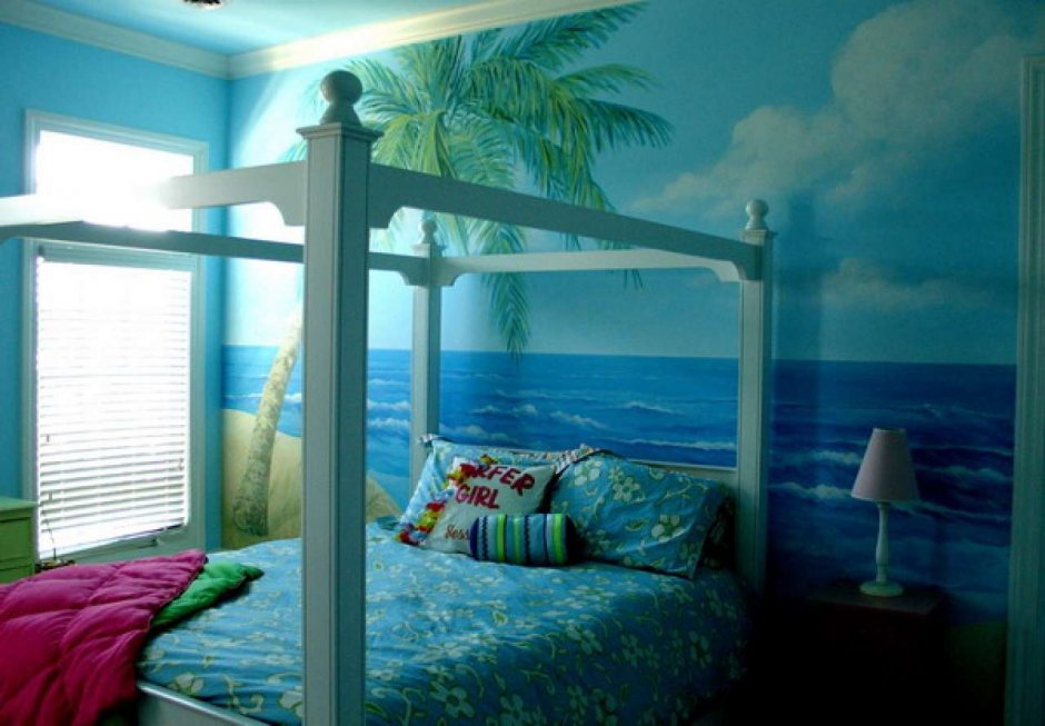 Комната в стиле океана