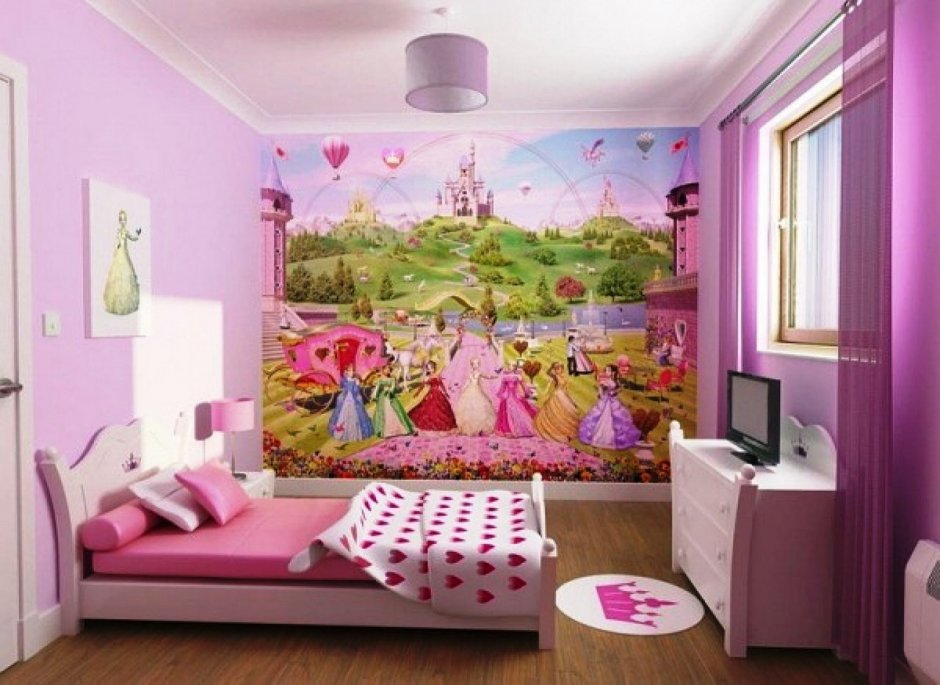 Фреска для комнаты девочки