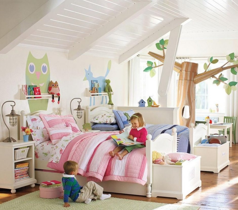 Красивые детские комнаты для малышей