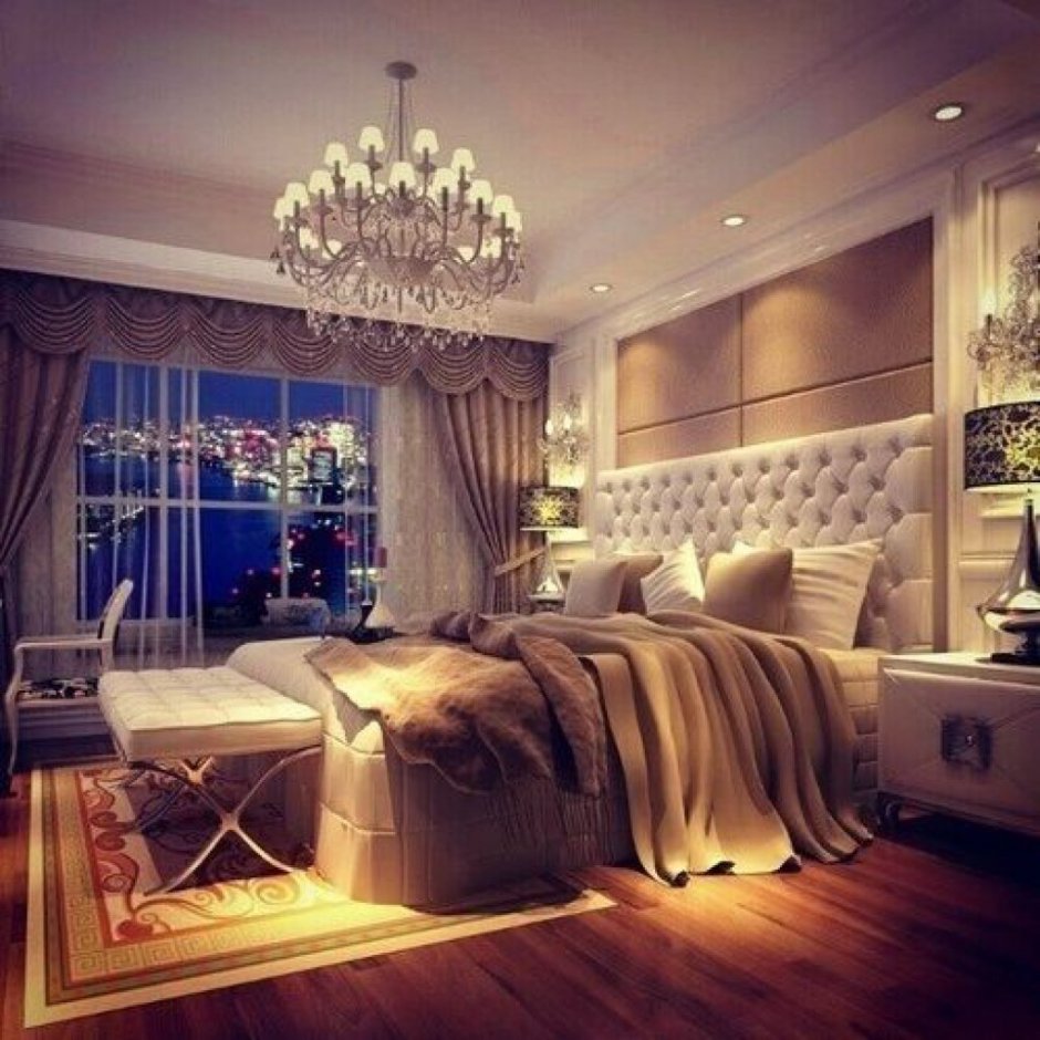 Красивые спальные комнаты