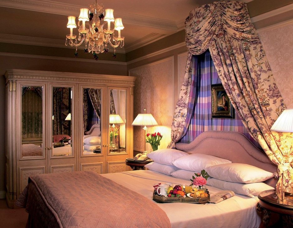 Красивые комнаты спальни