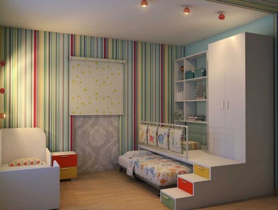Комната 15 кв м для двоих детей разнополых подростков