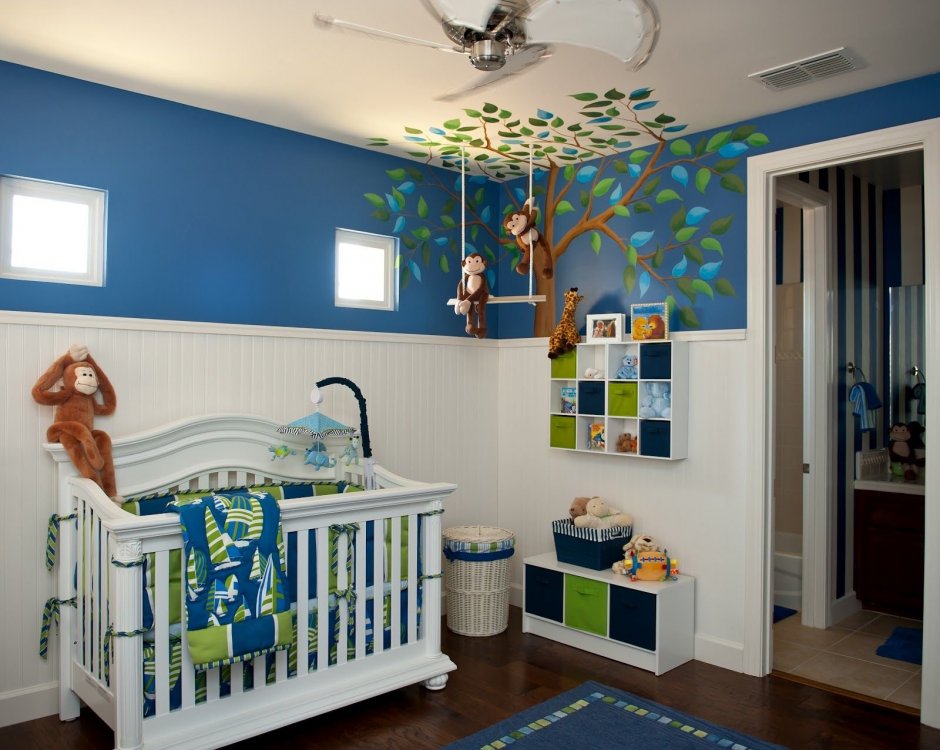 Декор комнаты для младенцев