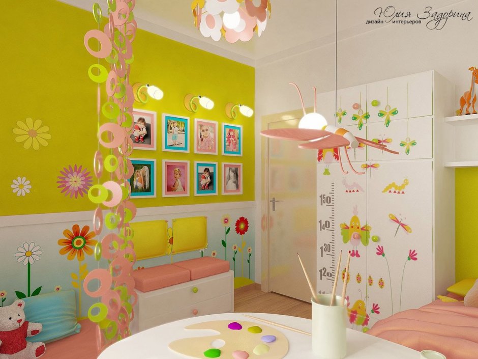 Декорирование детской комнаты