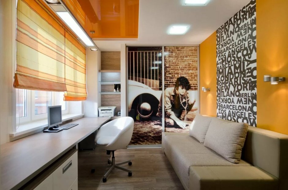 Комната для мальчика подростка в современном стиле