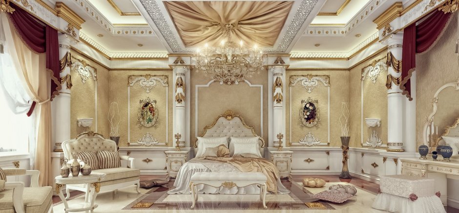 Красивая спальня Королевская