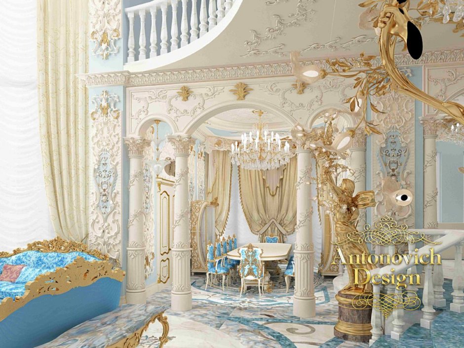 Королевская спальня Luxury Antonovich Design