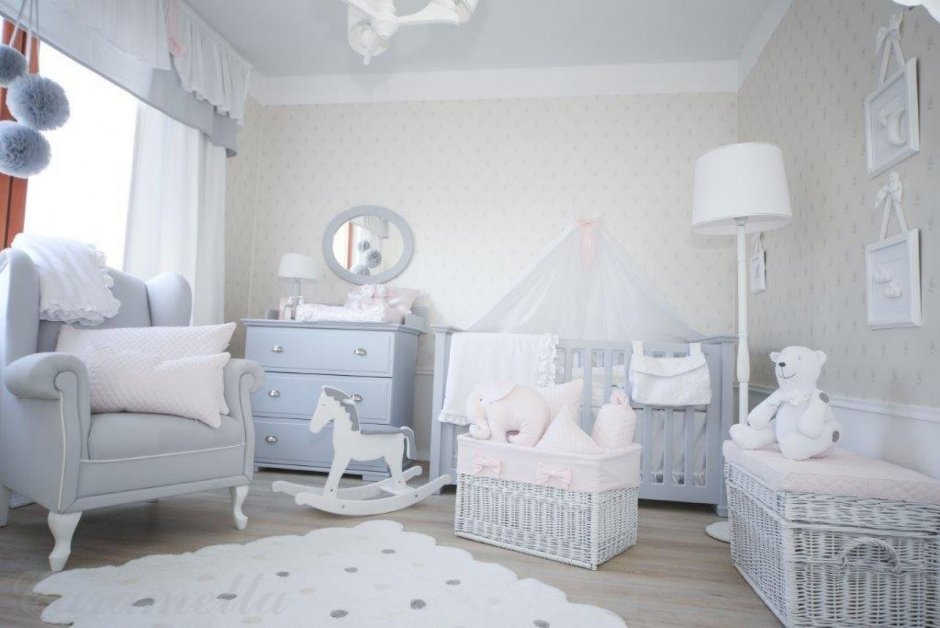 Богатые детские комнаты для новорожденных
