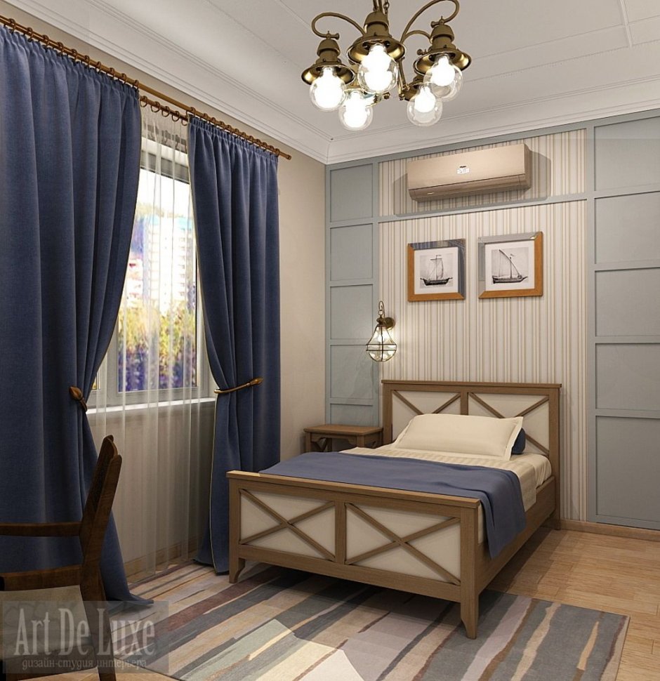 спальня для подростка в классическом стиле