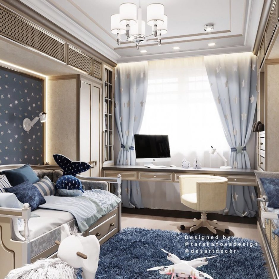 Спальня для мальчика в классическом стиле