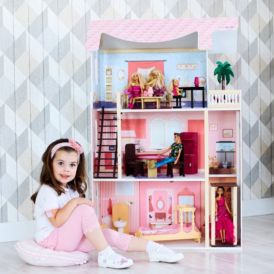 Paremo кукольный домик "Адель Шарман" (с мебелью) pd318-07