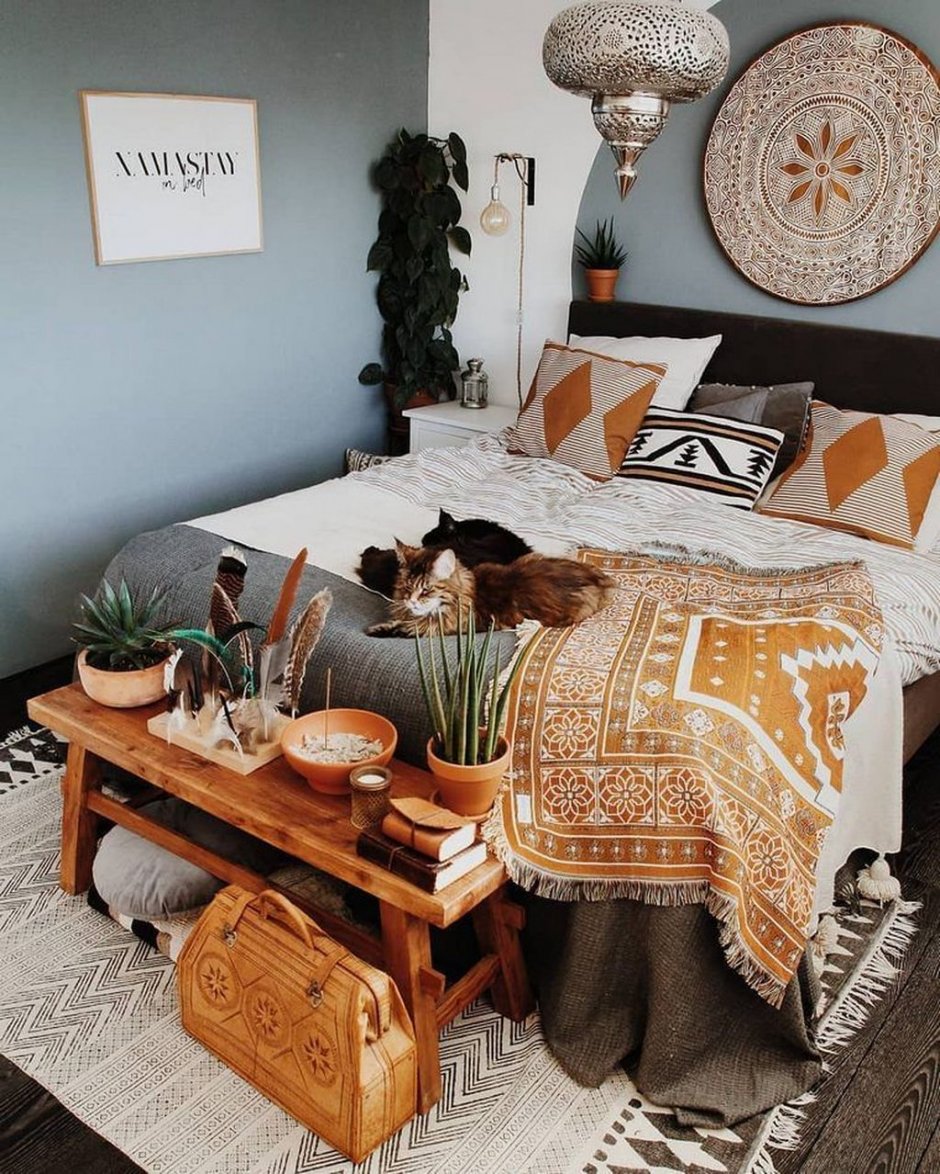 Cozy Bedroom Decor ideas Boho комната