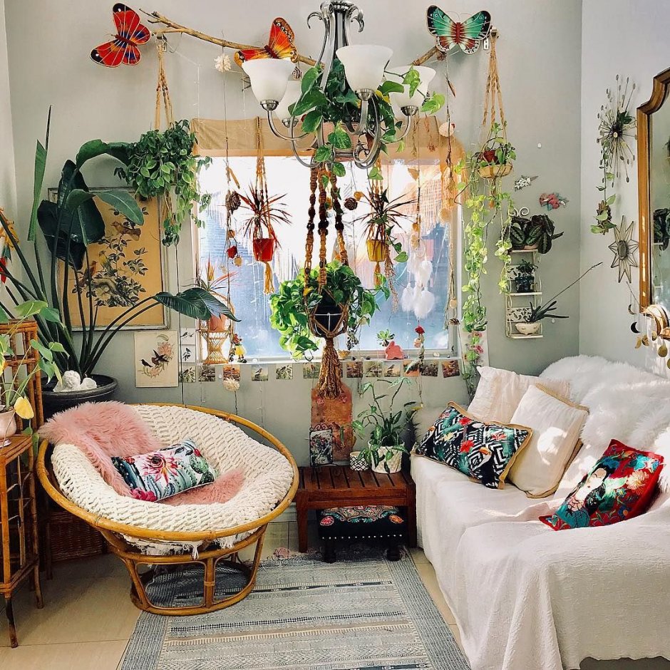 Спальня в стиле Boho Chic
