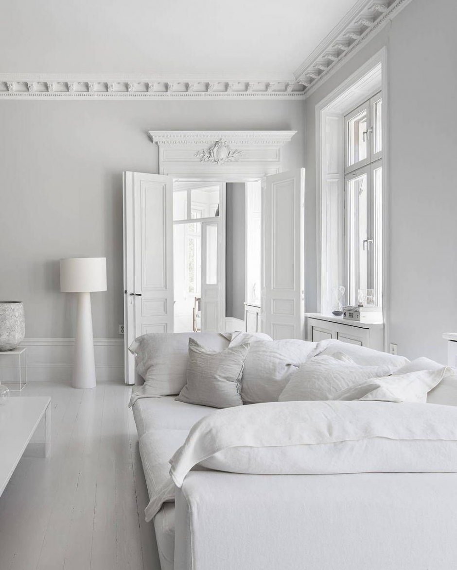 Красивые квартиры в белом цвете