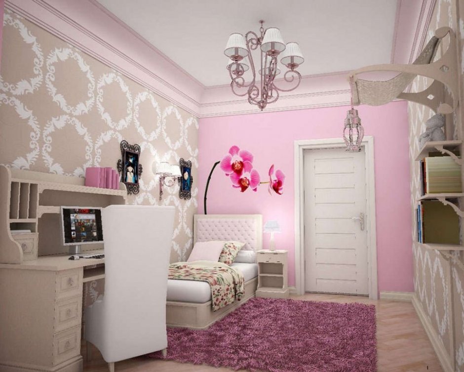 Дизайн комнаты для девушки
