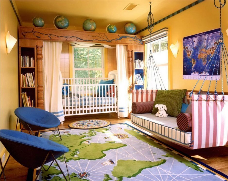Уютная детская комната для мальчика