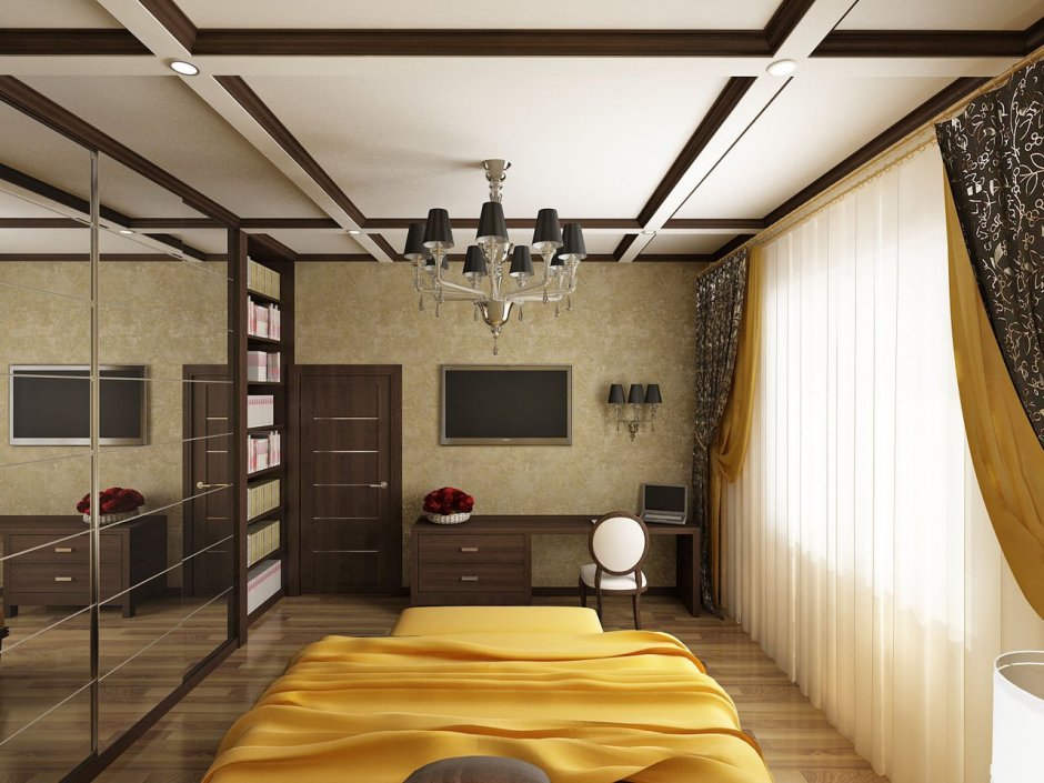 Интерьер комнаты для гостей в частном доме