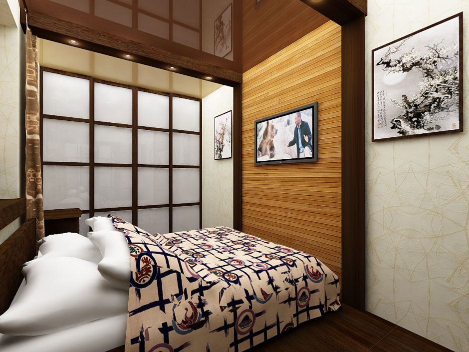 Комната в японском стиле референс