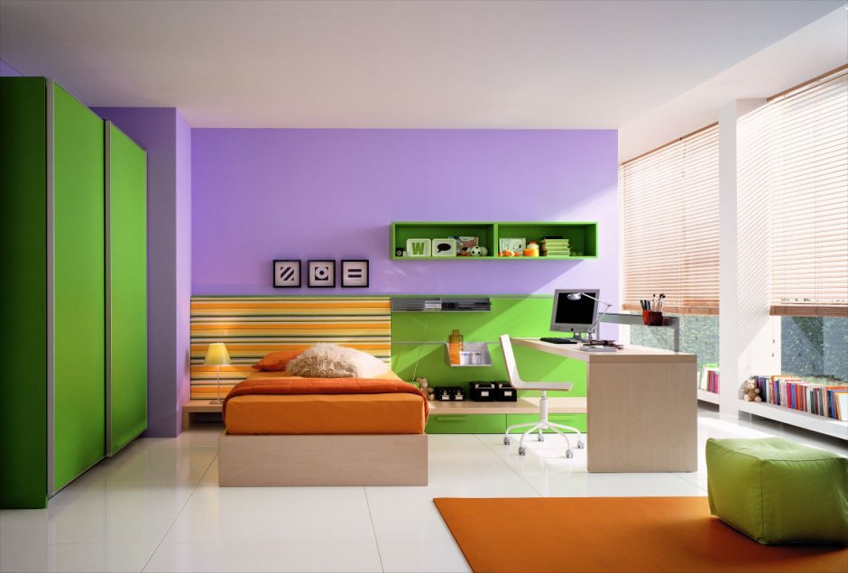 Цветовая гамма для комнаты подростка (34 фото)