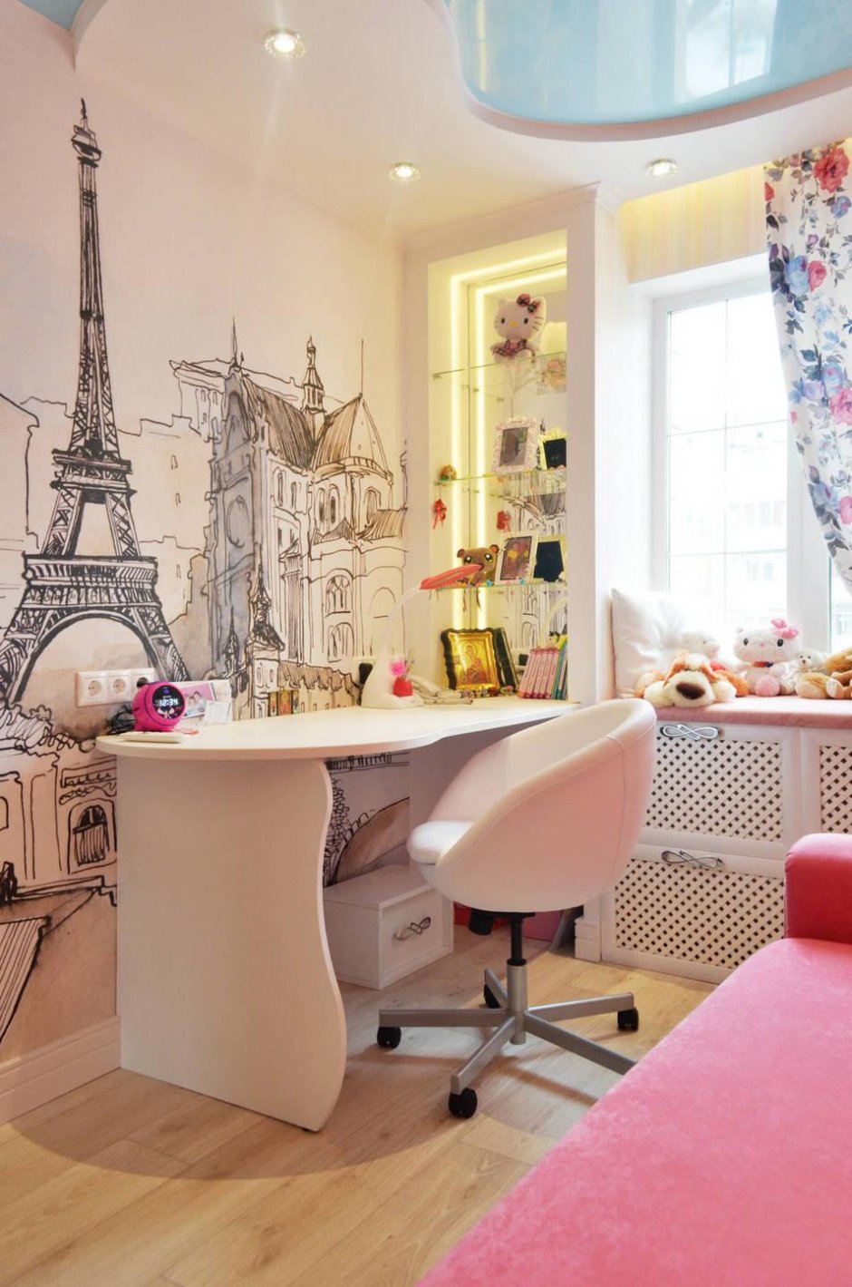 Комната для девочки в стиле Париж