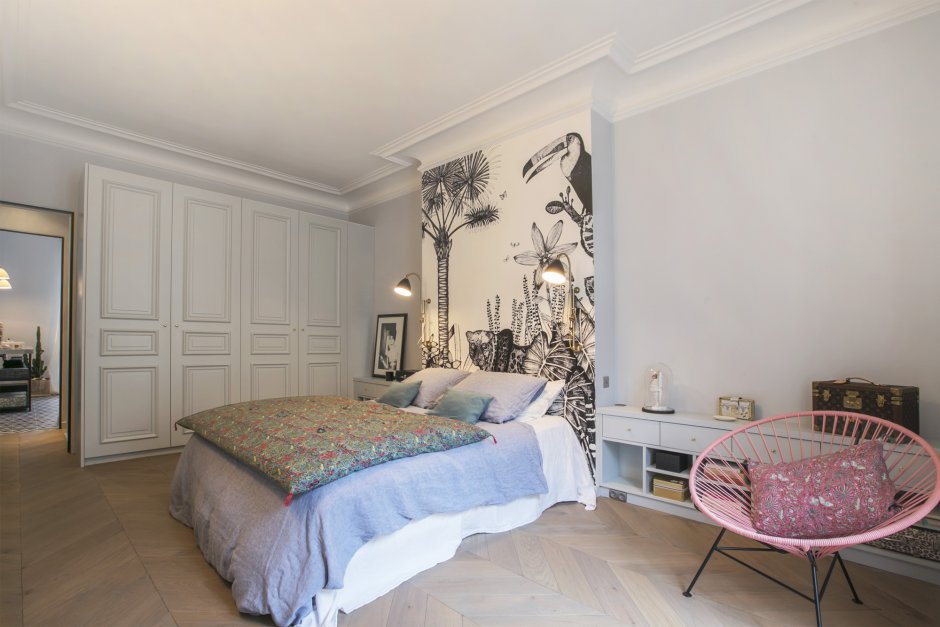 Стиль Парижский стиль в спальне