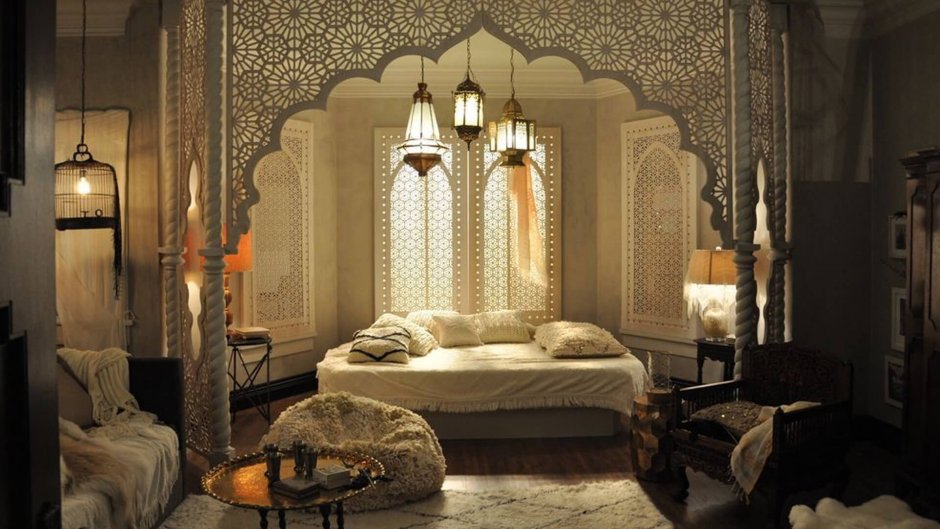 Спальня в стиле Марокко