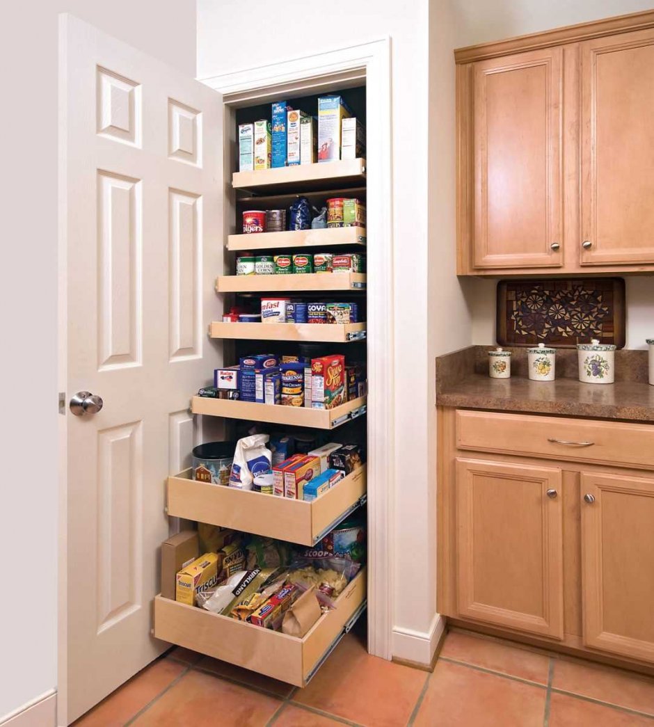 Удобные шкафчики для кухни