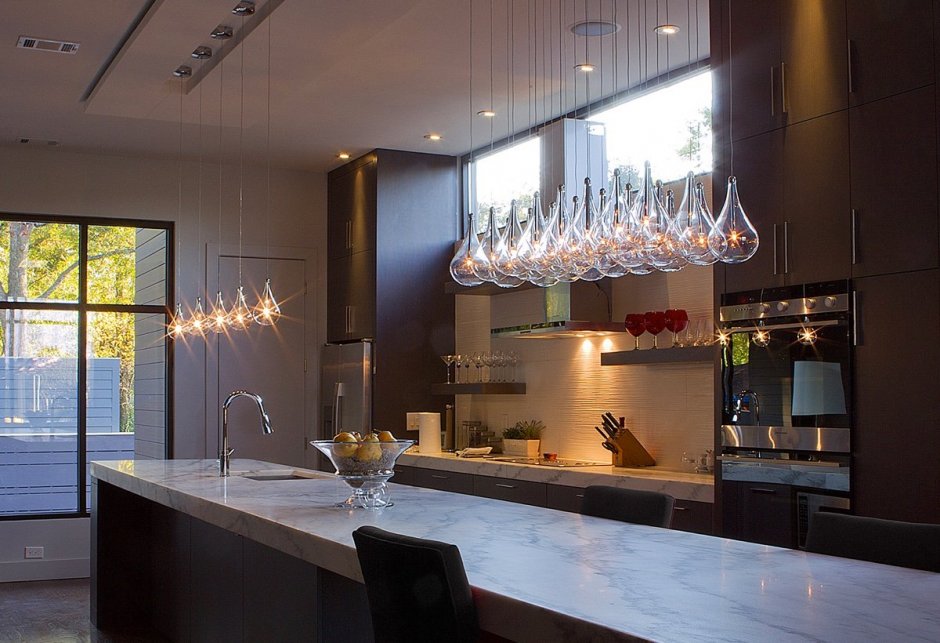 Современные светильники для кухни