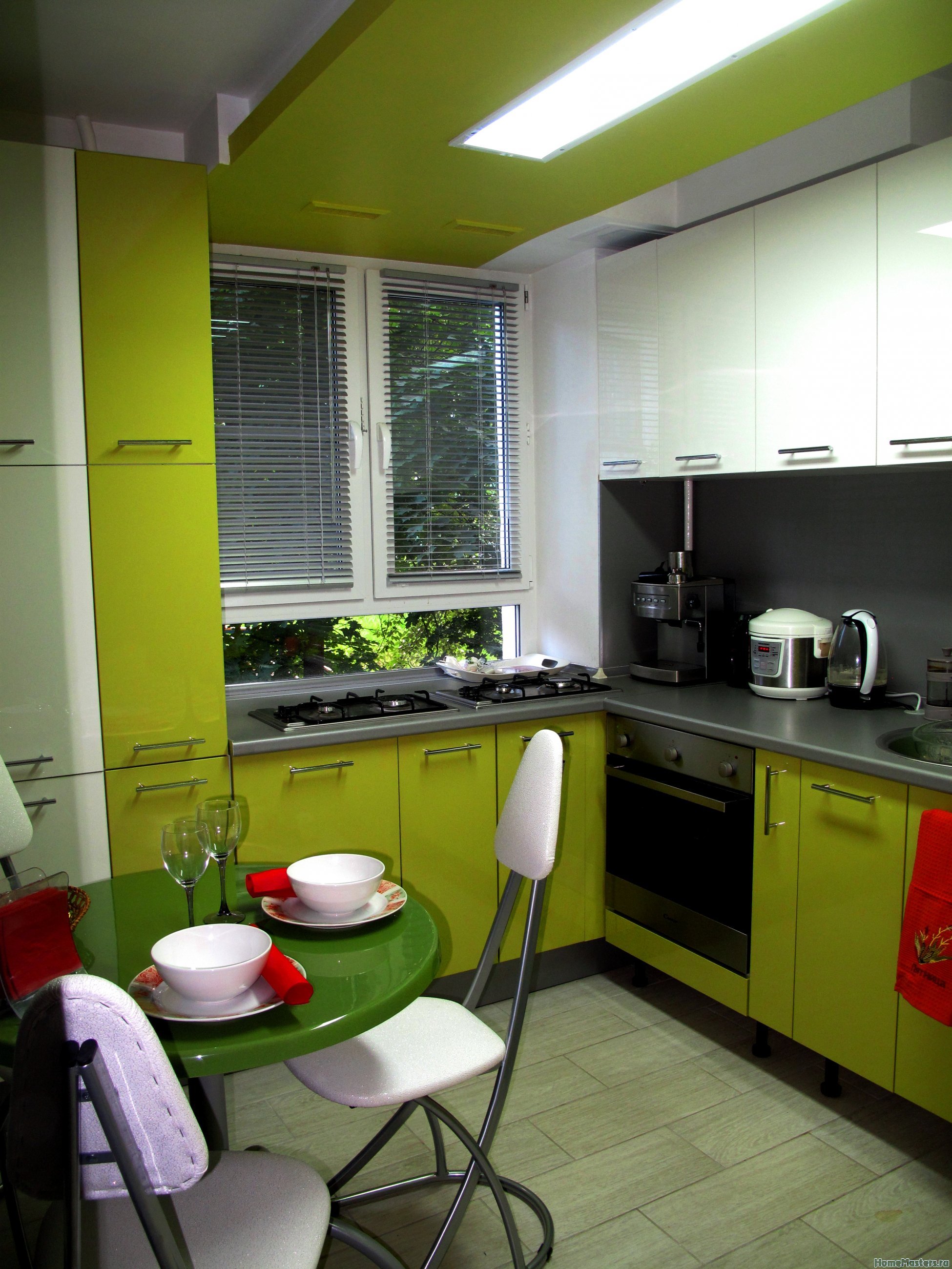Ремонт кухни 6 кв метров своими руками — фото примеров