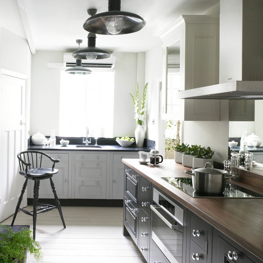 Кухня серого цвета в интерьере