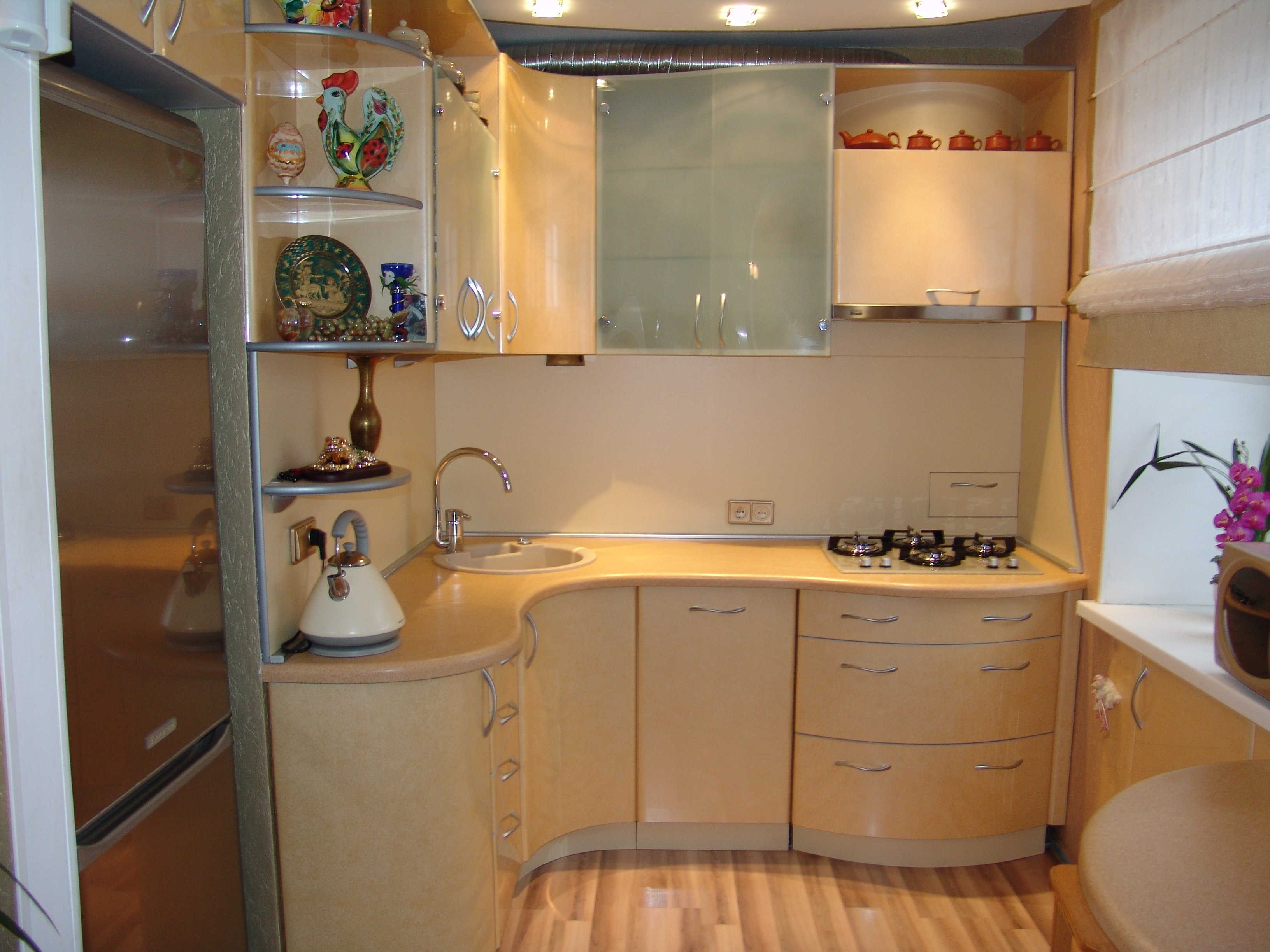 реальные фото угловых кухонь хрущевок