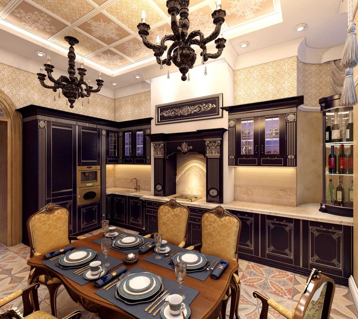 Кухня в готическом стиле
